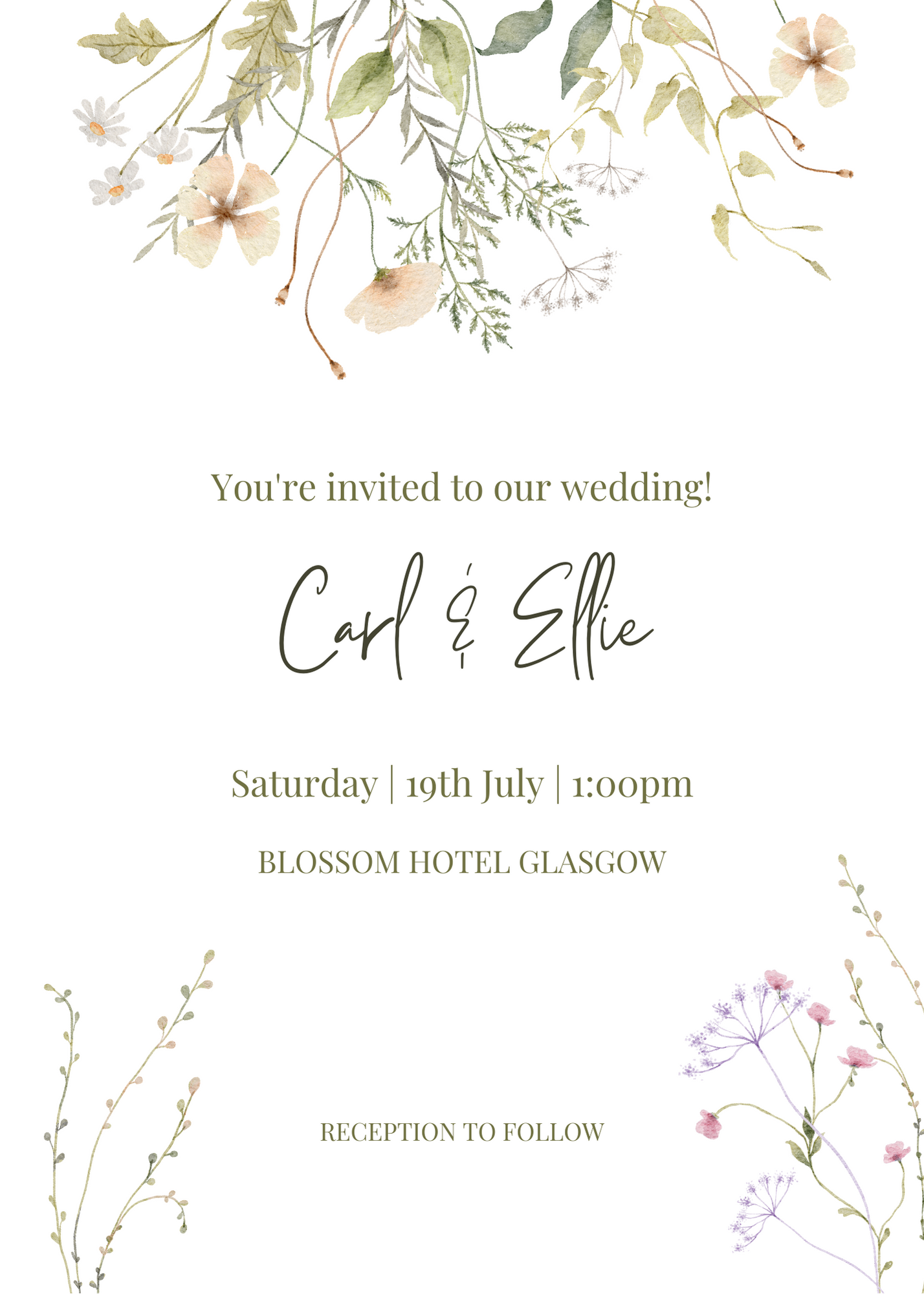 Wedding Stationery, Save the Date, E-Invite, Personalised Stationery, Wedding, E-Save the Date, electronic, Personalised