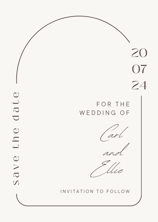 Wedding Stationery, Save the Date, E-Invite, Personalised Stationery, Wedding, E-Save the Date, electronic, Personalised