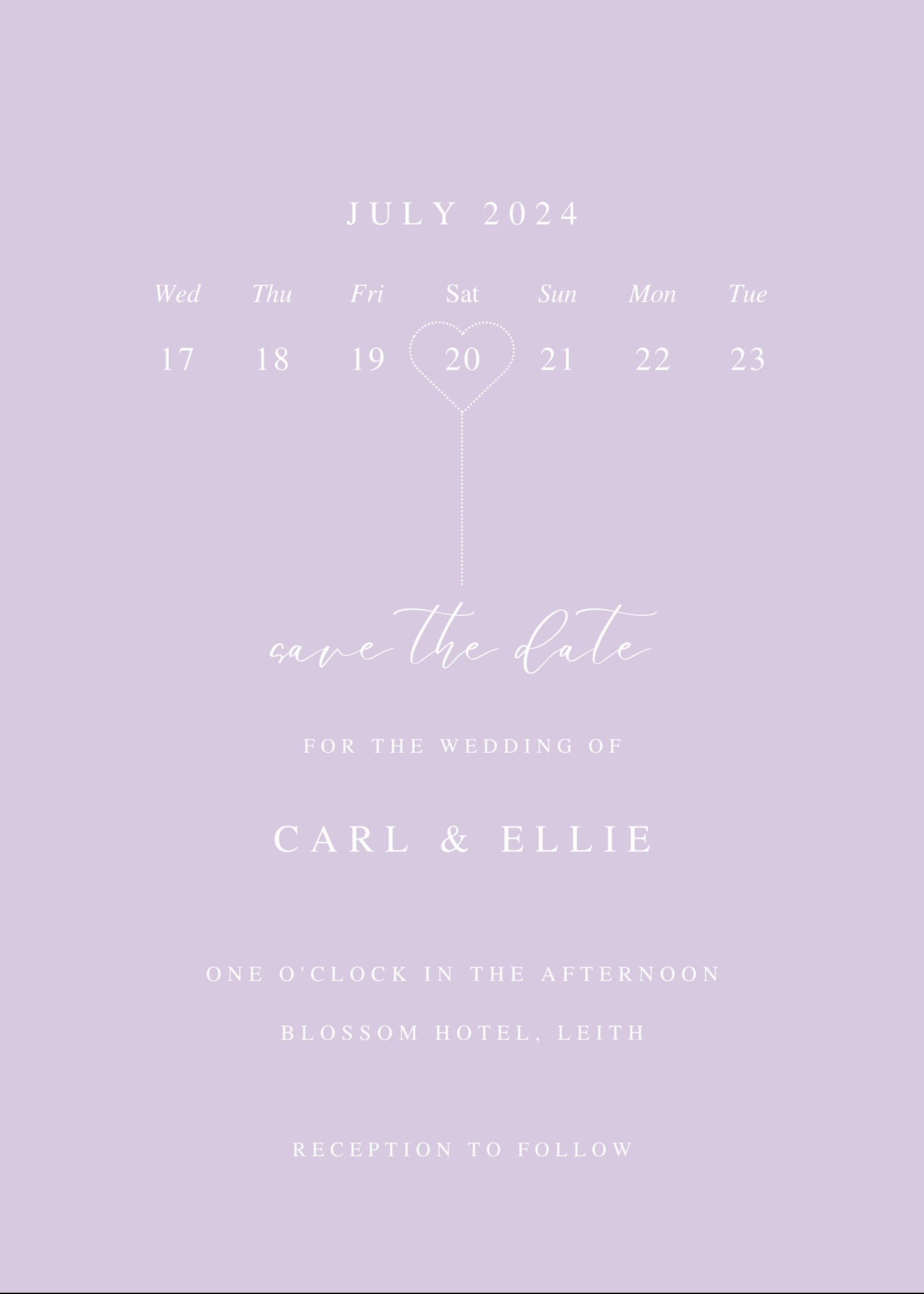 Wedding Stationery, Save the Date, E-Invite, Personalised Stationery, Wedding, E-Save the Date, electronic, Personalised