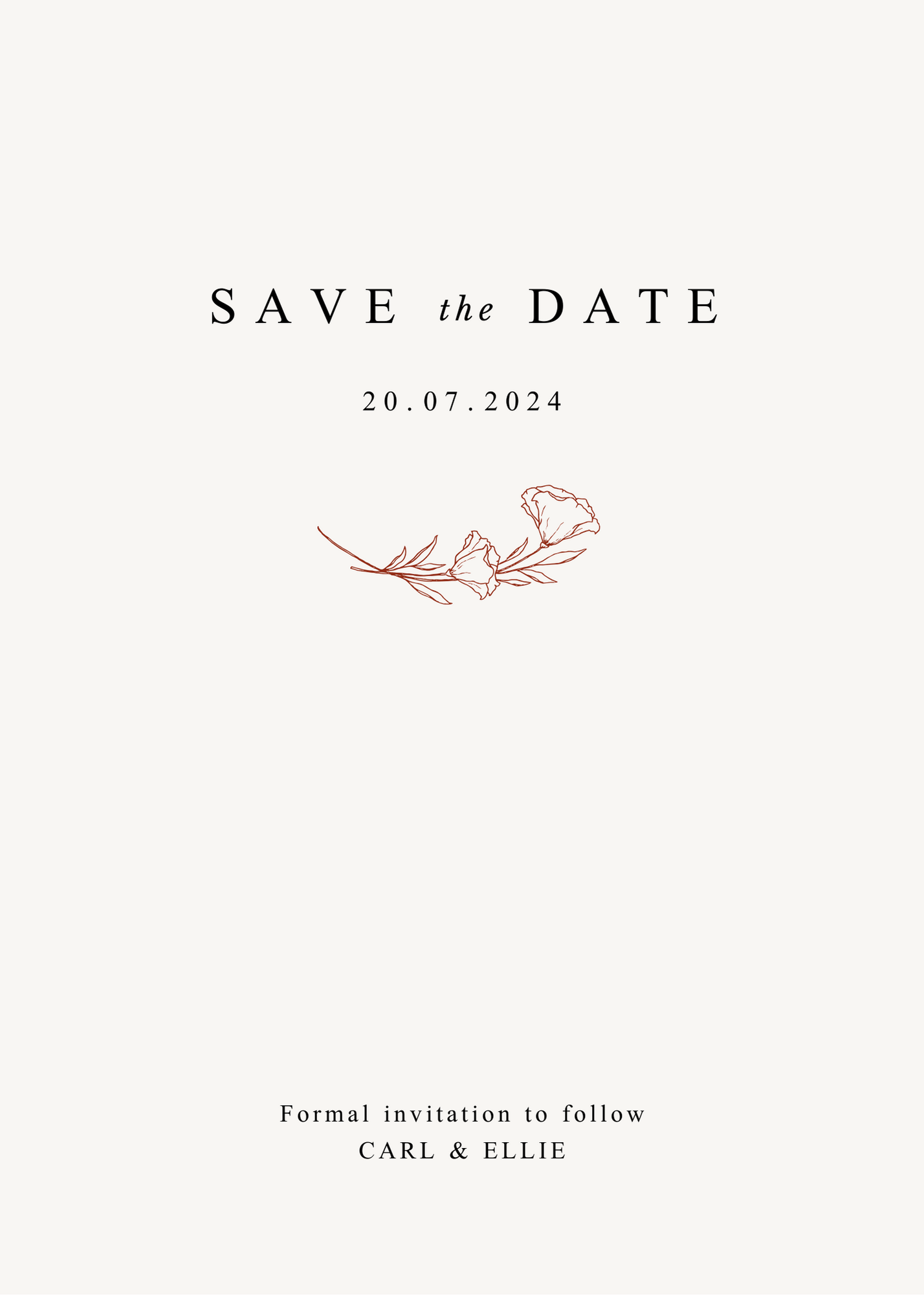 Wedding Stationery, Save the Date, E-Invite, Personalised Stationery, Wedding, E-Save the Date, electronic, Personalised