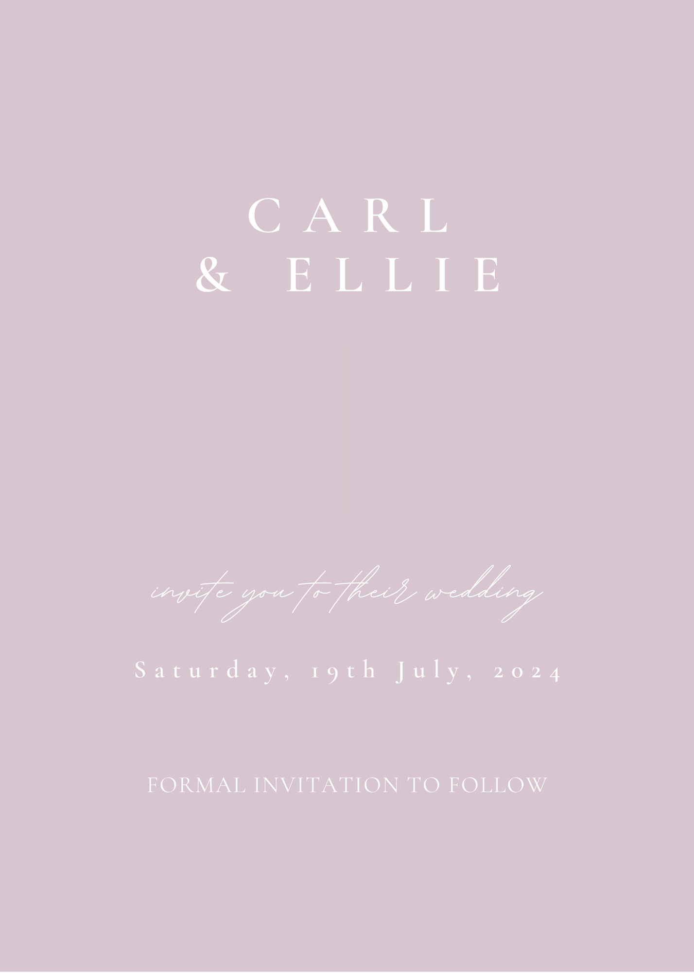 Wedding Stationery, Save the Date, E-Invite, Personalised Stationery, Wedding, E-Save the Date, electronic, Personalised