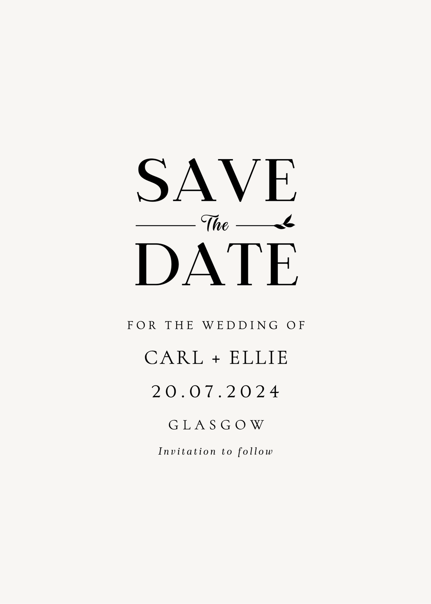 Wedding Stationery, Save the Date, E-Invite, Personalised Stationery, Wedding, E-Save the Date, electronic, Personalised