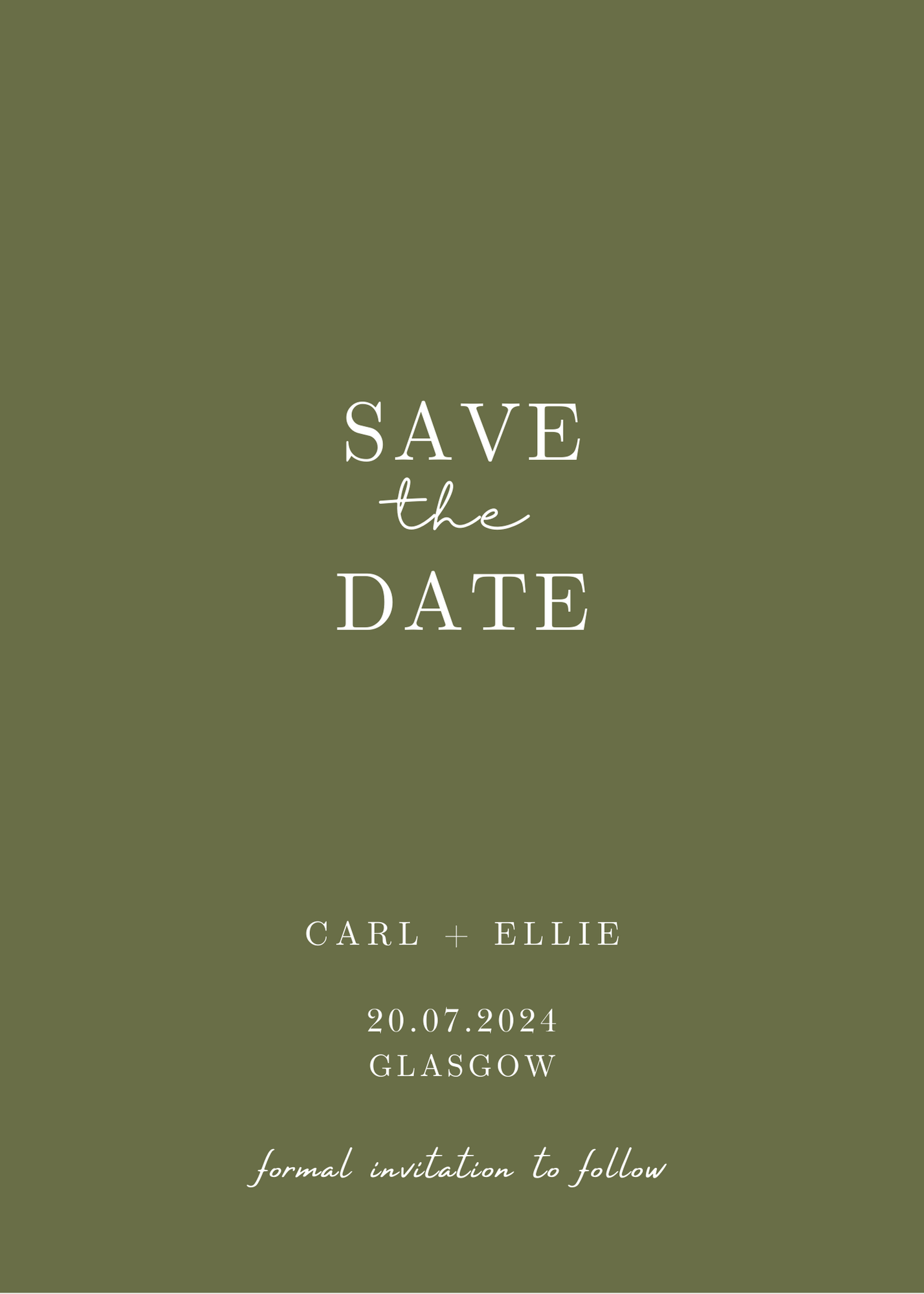 Wedding Stationery, Save the Date, E-Invite, Personalised Stationery, Wedding, E-Save the Date, electronic, Personalised