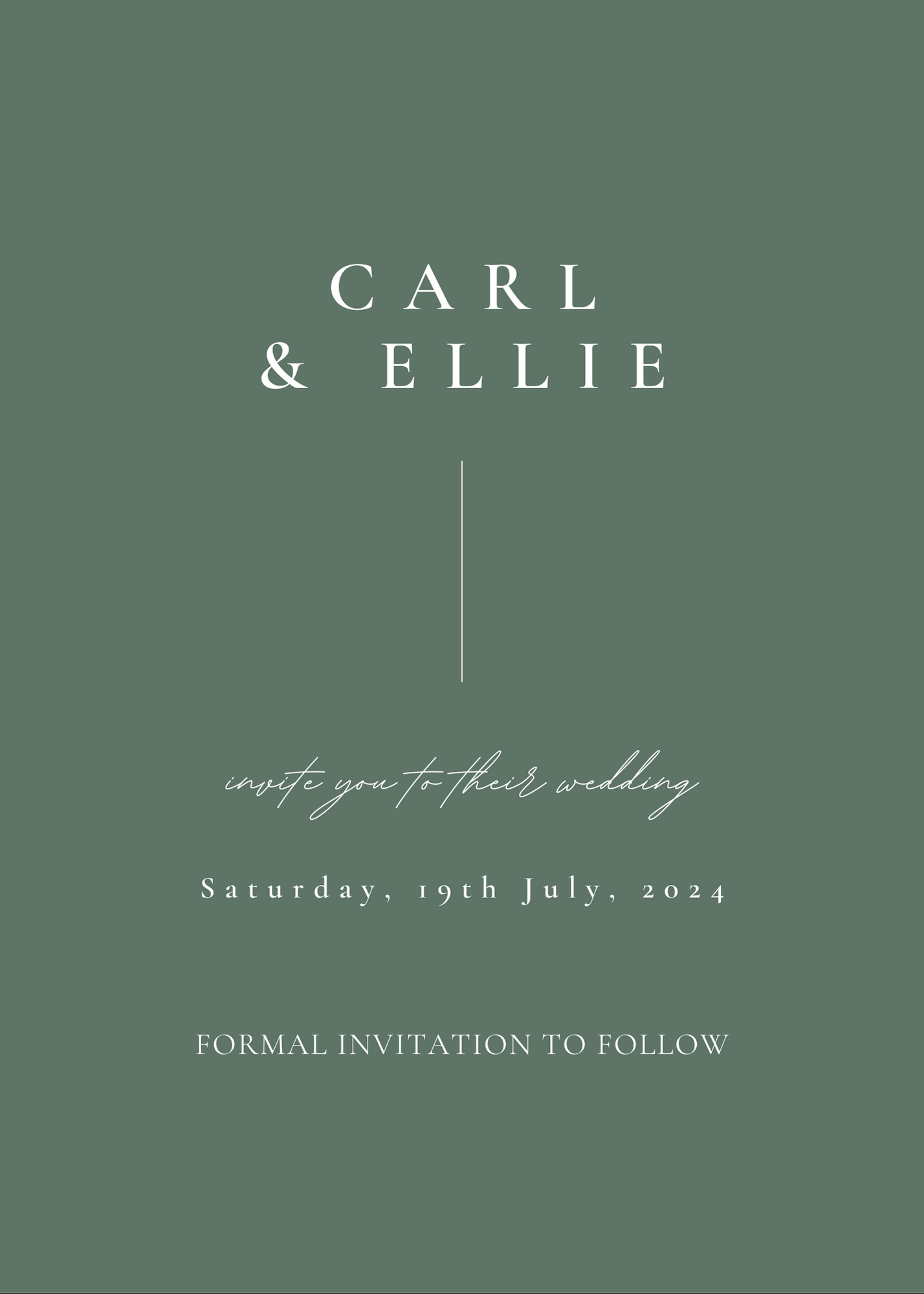 Wedding Stationery, Save the Date, E-Invite, Personalised Stationery, Wedding, E-Save the Date, electronic, Personalised